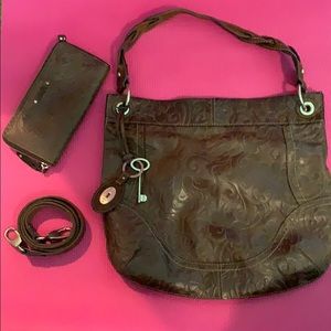 Fossil bag and wallet
